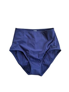 New Zimmermann Sculpt High Rise Bikini Bottoms Swim Navy/ Plum Color size 0